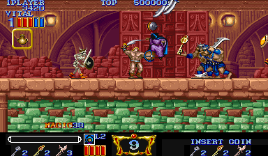 Play Magic Sword (23.06.1990 Japan) Now -  :xxx - :yyy Game Screenshot