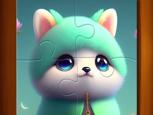 可爱猫咪拼图 - Free Puzzle标签下的热门免费在线小游戏 Game