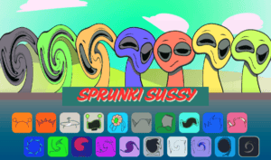 Sprunki Wenda Game Logo - Free Online Games Platform