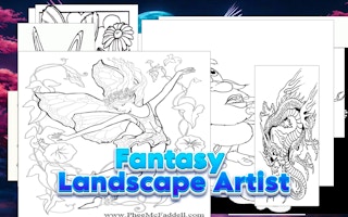 Fantasy Landscape Artist - Free coloring Game Like Magie Des Couleurs D'Ant