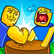 Play Obby Escape: Gym Arm Wrestling Now