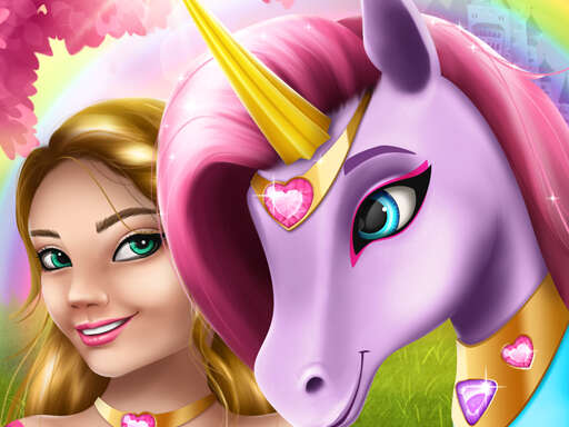 Vestido de moda de unicórnio para meninas - Free Jogos Online Grátis com a Tag Girls Game