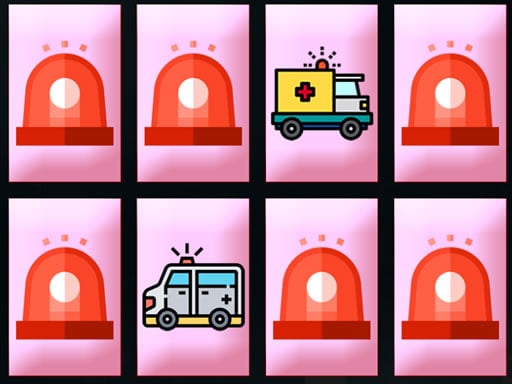 Ambulance Trucks Memory - Free Top Free Online Games tagged Jam Game