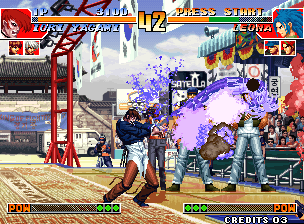 Spiele jetzt The King of Fighters 97 Plus 2003 (Bootleg / Hack) - Arcade :xxx – :yyy Spiel-Screenshot