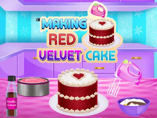 Making Red Velvet Cake - Free Top Free Online Games tagged Cake Game