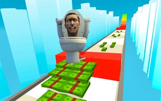 Skibidi Toilet Money Stack - Free runner Game Like Runner De La Selva 2