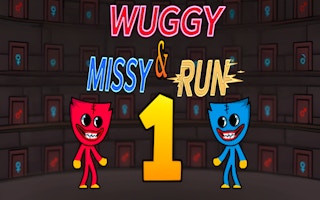 Wuggy & Missy Run - Free two-player Game Like 快樂兄弟 2人