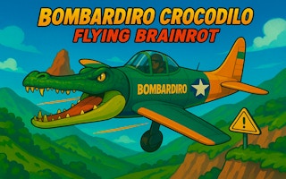 Bombardiro Crocodilo Flying Brainrot - Free airplane Game Like 비행기의 진화