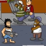Spiele jetzt Hobo-Schlägerei - Arcade :xxx – :yyy Spiel-Screenshot