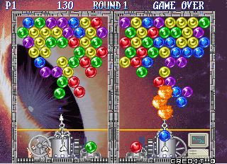 Play Bust-A-Move Again (Ver 2.3A 1995/07/31) Now -  :xxx - :yyy Game Screenshot