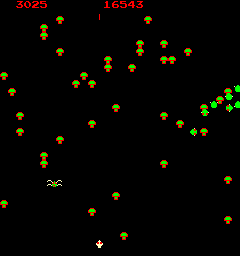 Play Centipede (revision 3) Now -  :xxx - :yyy Game Screenshot
