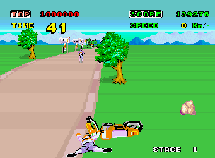 Play Enduro Racer (bootleg set 1) Now -  :xxx - :yyy Game Screenshot