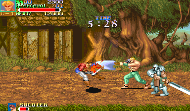 Play Knights of the Round (911127 Japan, B-Board 89625B-1) Now -  :xxx - :yyy Game Screenshot