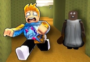 Roblox: Granny in Backrooms gameplay screenshot