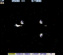 Play Gradius (Japan, ROM version) Now -  :xxx - :yyy Game Screenshot
