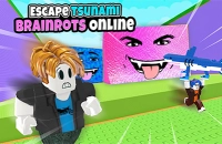 Play Escape Tsunami Brainrots Online Now
