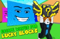 Play Escape Waves for Lucky Blocks Now