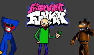 FNF vs Huggy Playtime but Everyone Sings It