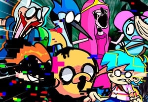 Juega a FNF vs Glitched Legends ahora