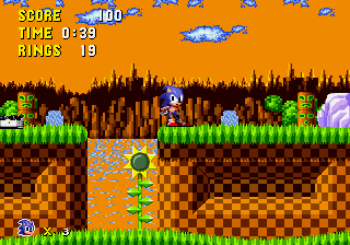 Jouez à Sonic 100 - Démo Sunset Hill maintenant -  Capture d'écran de :xxx - Jeu :yyy