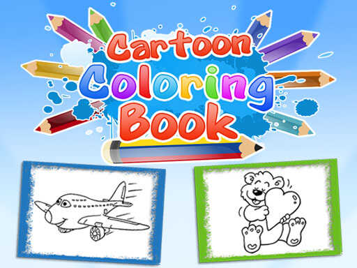 Cartoon Coloring Book Game Games