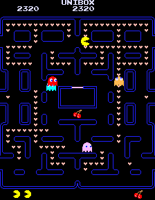 Play Pac-Man (Hearts) Now -  :xxx - :yyy Game Screenshot