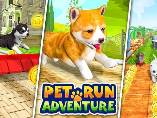 Pet Run Adventure Puppy Run - Free Top Free Online Games tagged Adventure Game