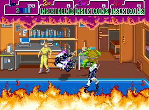 Jouez à Les Tortues Ninja adolescentes (Japon 4 joueurs) maintenant -  Capture d'écran de :xxx - Jeu :yyy
