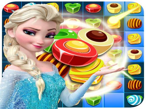 Elsa Sweet Candy match-3 Games