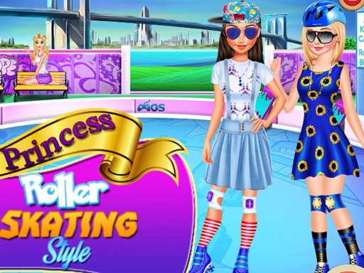 Princess Roller Skating Style Games