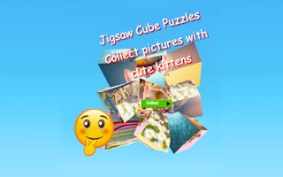 Jigsaw Cube Puzzles Collect Pictures with Cute Kittens - Free jigsaw-puzzles Game Like Изображение заголовка шарады нот музыки