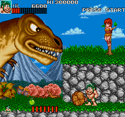 Play Caveman Ninja (World ver 4) Now -  :xxx - :yyy Game Screenshot