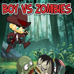 Boy vs Zombies gameplay screenshot