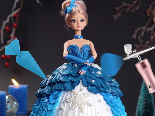Icing On Doll Cake - Free Top Free Online Games tagged Cake Game