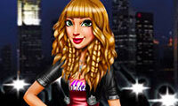 Play Tris Super Star Dolly Dress Up Now -  :xxx - :yyy Game Screenshot