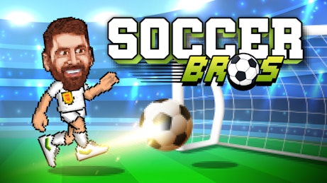 Play Soccer Bros Now - 2 Player :xxx - :yyy Game Screenshot