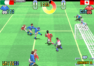Jouez à Taito Power Goal (Version 25O 03111994) maintenant -  Capture d'écran de :xxx - Jeu :yyy