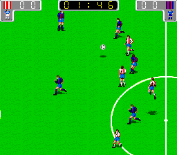 Play Euro League (Italian hack of Tecmo World Cup '90) Now -  :xxx - :yyy Game Screenshot