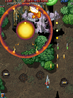Play Raiden Fighters (US, earlier) Now -  :xxx - :yyy Game Screenshot
