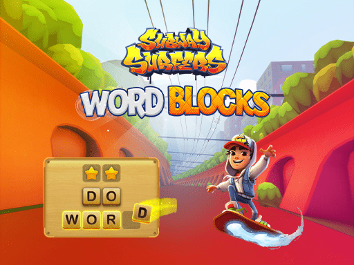 Subway Surfers Word Blocks - 100% Free Subway Subway Surfers Word Blocks - Subway Game Screenshot