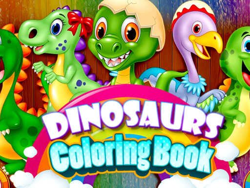DINOSAURS COLORING BOOKS Games