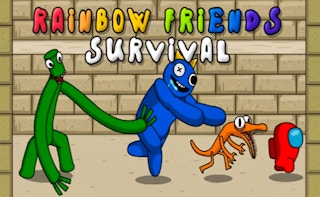 Rainbow Friends Among Survival Adventures - Free skill Game Like Alice And The Lost Candy