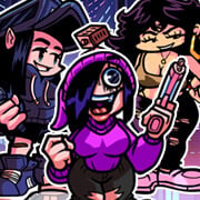 Juega a FNF Baddies vs Stalker/Cassette Girl/Jazz ahora
