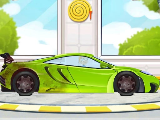 Sports Car Wash 2D - Free Top Free Online Games tagged Sports Game