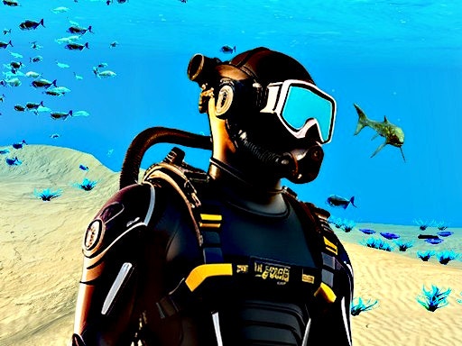 Underwater Survival Deep Dive - 100% Free 1 Player Underwater Survival Deep Dive - 1 Player Game Screenshot