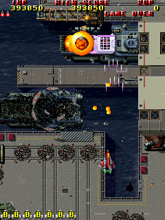 Play Raiden II (harder, Raiden DX Hardware) Now -  :xxx - :yyy Game Screenshot
