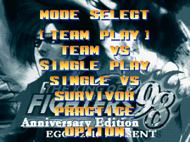 Play The King of Fighters '98 (Anniversary Edition build 1.2.0827) Now -  :xxx - :yyy Game Screenshot