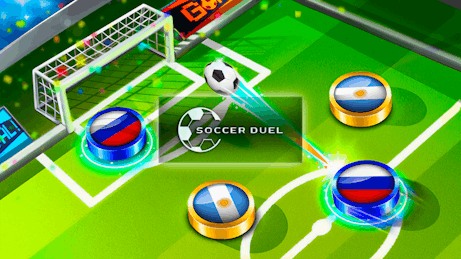 Play Soccer Duel Now - 2 Player :xxx - :yyy Game Screenshot