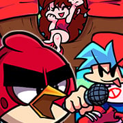 Juega a FNF contra el pájaro rojo (Pajaritos enojados) ahora -  Captura de pantalla de :xxx - Juego :yyy