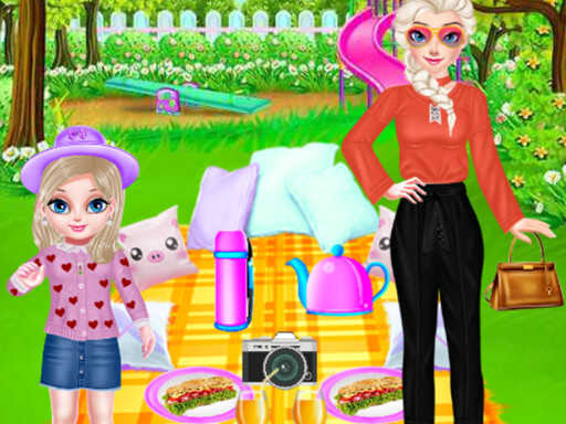 يوم пикنيك عائلة الأميرة - Free ألعاب لـ Baby-hazel Game